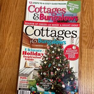 Cottages and bungalows holiday/Christmas magazines 2009, 2012